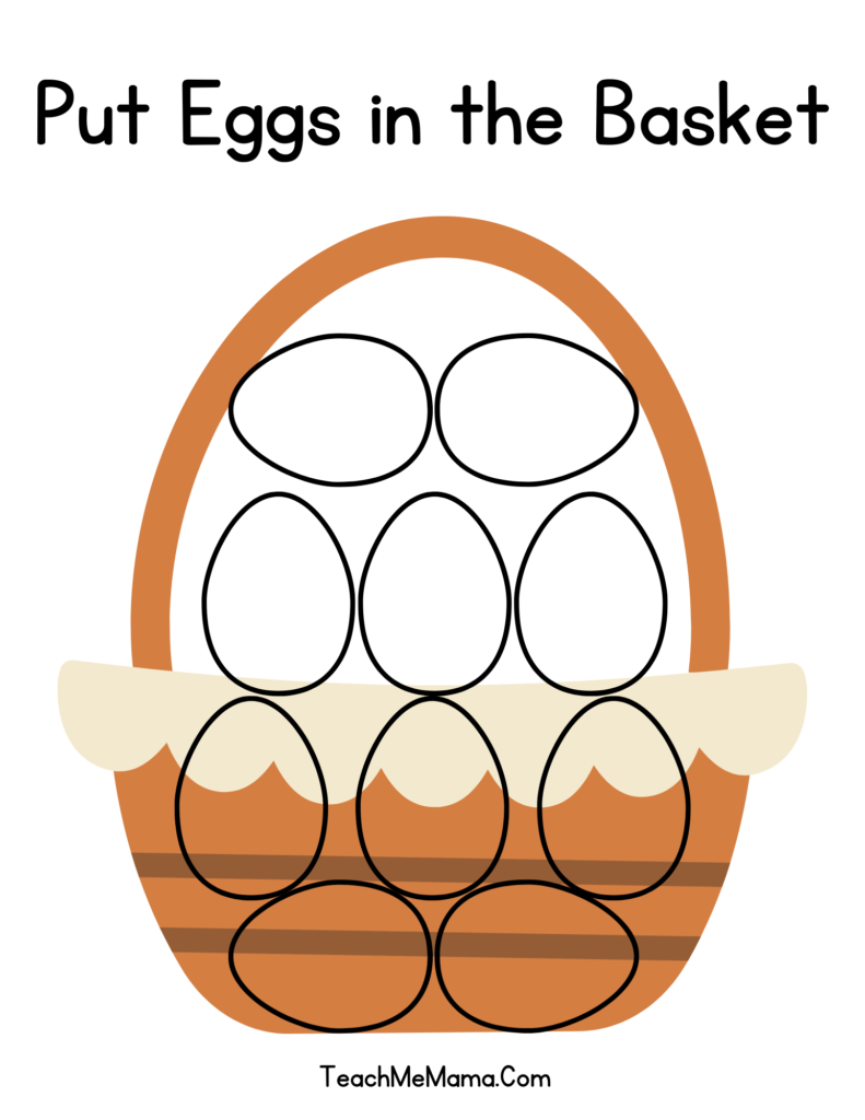 free easter playdoh mats