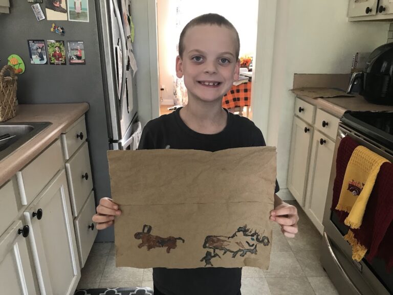 How to Make Cave Art For Kids