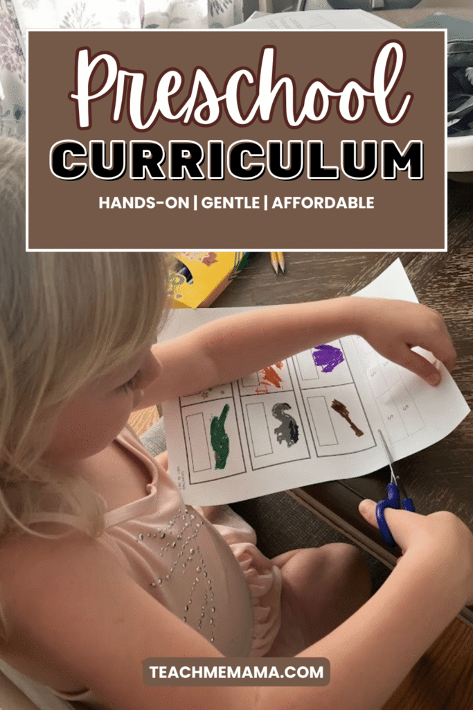 preschool homeschool curriculum