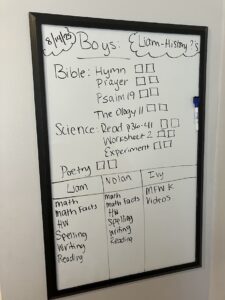 What Our Homeschool Day Actually Looks Like (Simple Schedule for Struggling Learners)