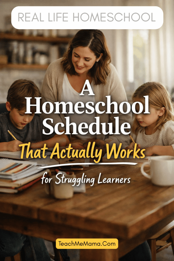 homeschool schedule for struggling learners